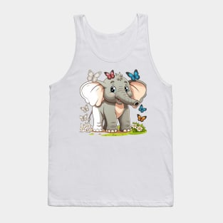 Lovely Elephant Tank Top